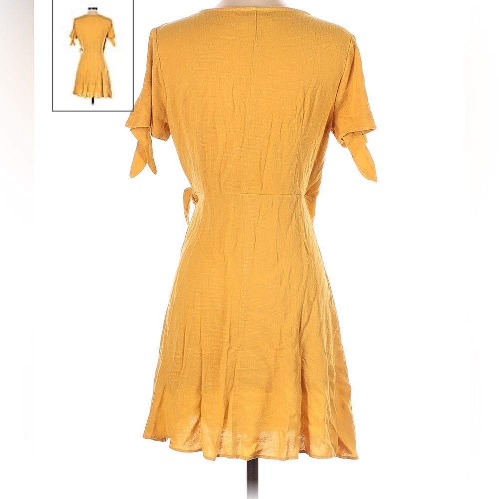 Yellow wrap dress - NWT Lulus